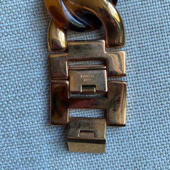 Michael Kors Runway Twist Rose Gold and Tortoise Chain Watch MK4273 - Picture 7 of 7